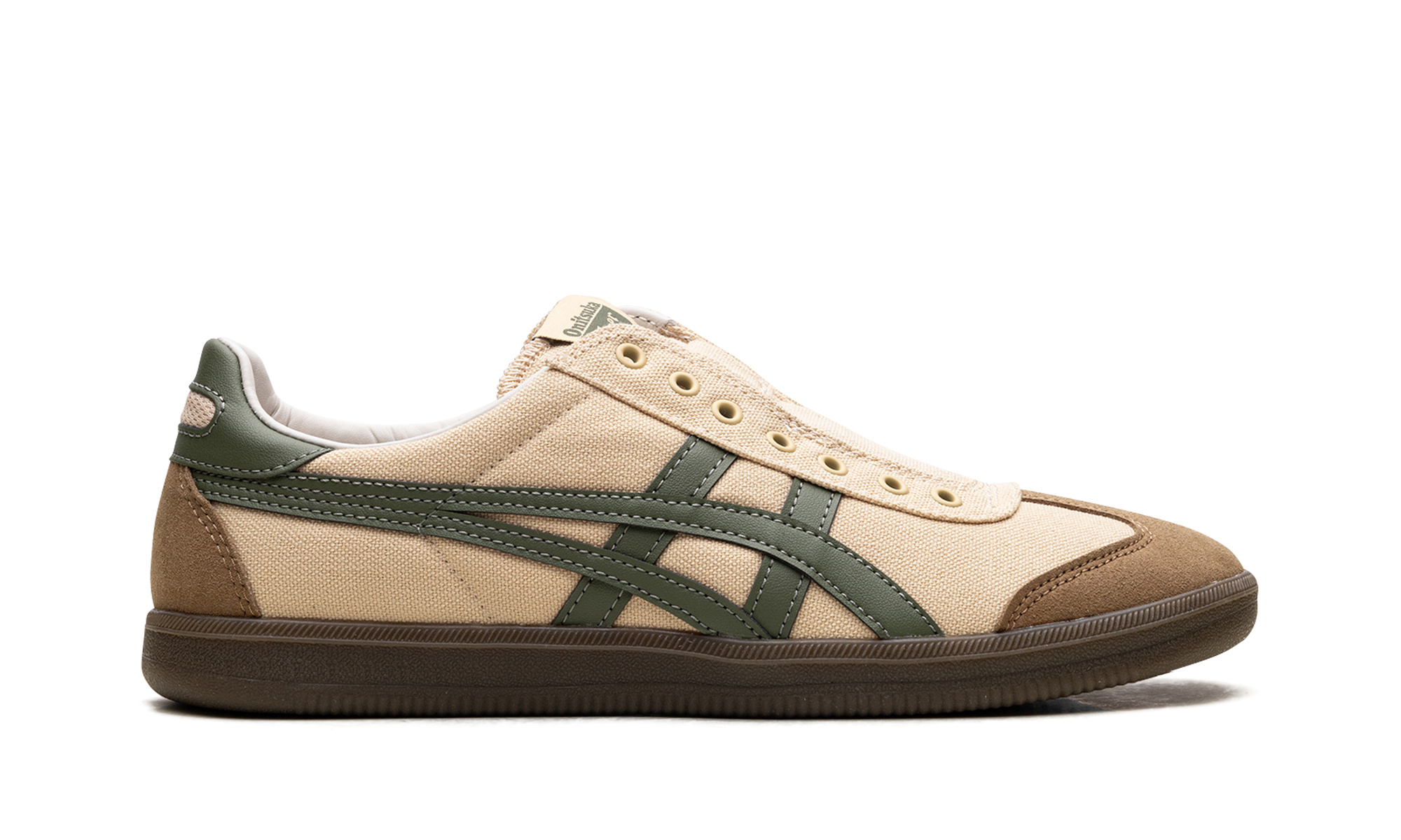 Tiger Tokuten Slip-On "Beige Brown Green" 1183C129 250