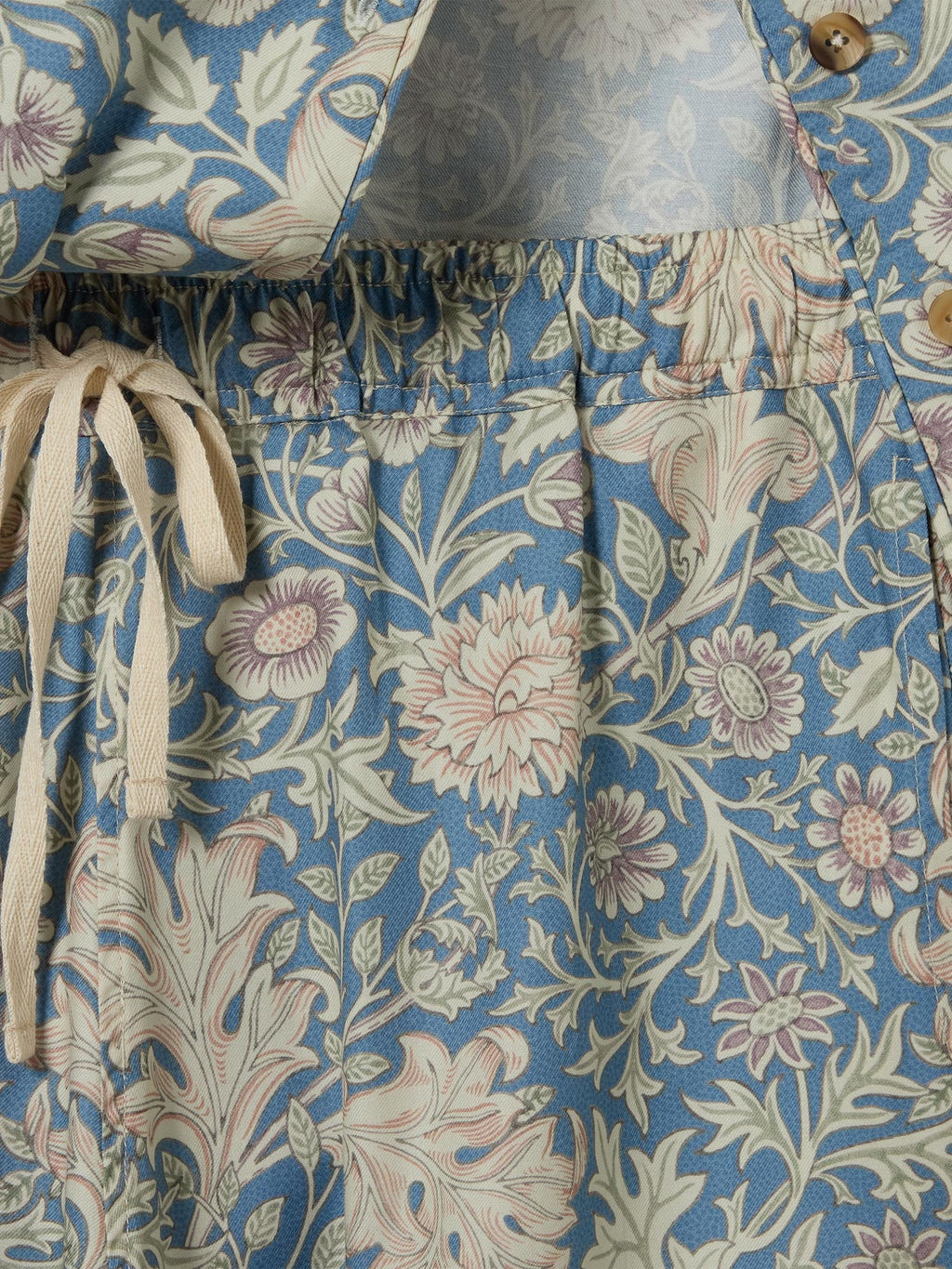 Webbs Blue Double Bough Cotton Trouser Set