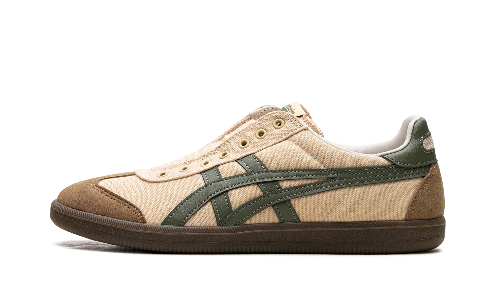 Tiger Tokuten Slip-On "Beige Brown Green" 1183C129 250