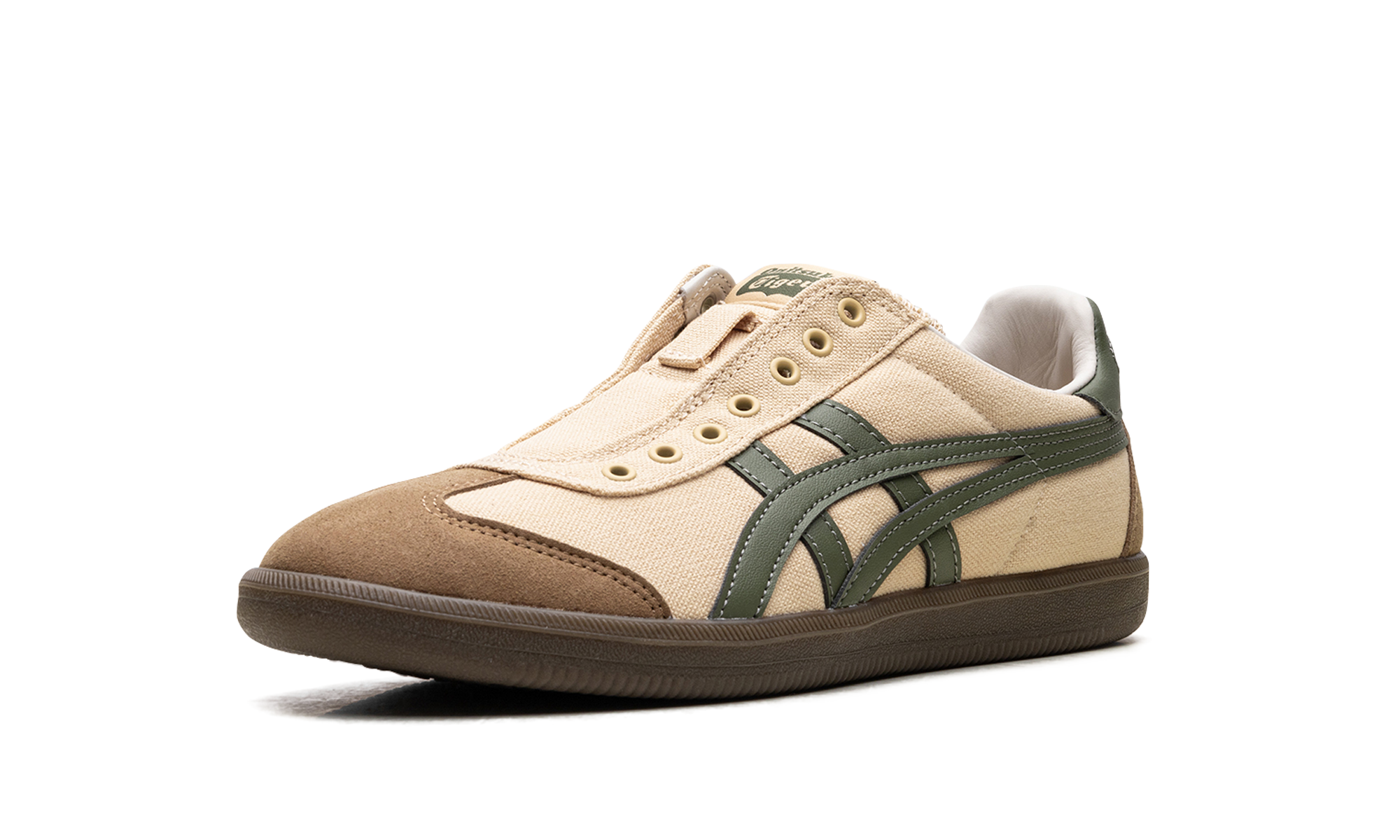Tiger Tokuten Slip-On "Beige Brown Green" 1183C129 250